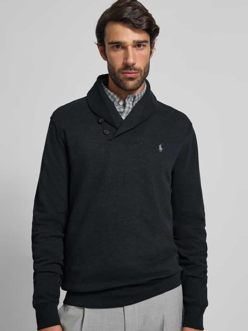 Polo Ralph Lauren Shirt met lange mouwen en opstaande kraag