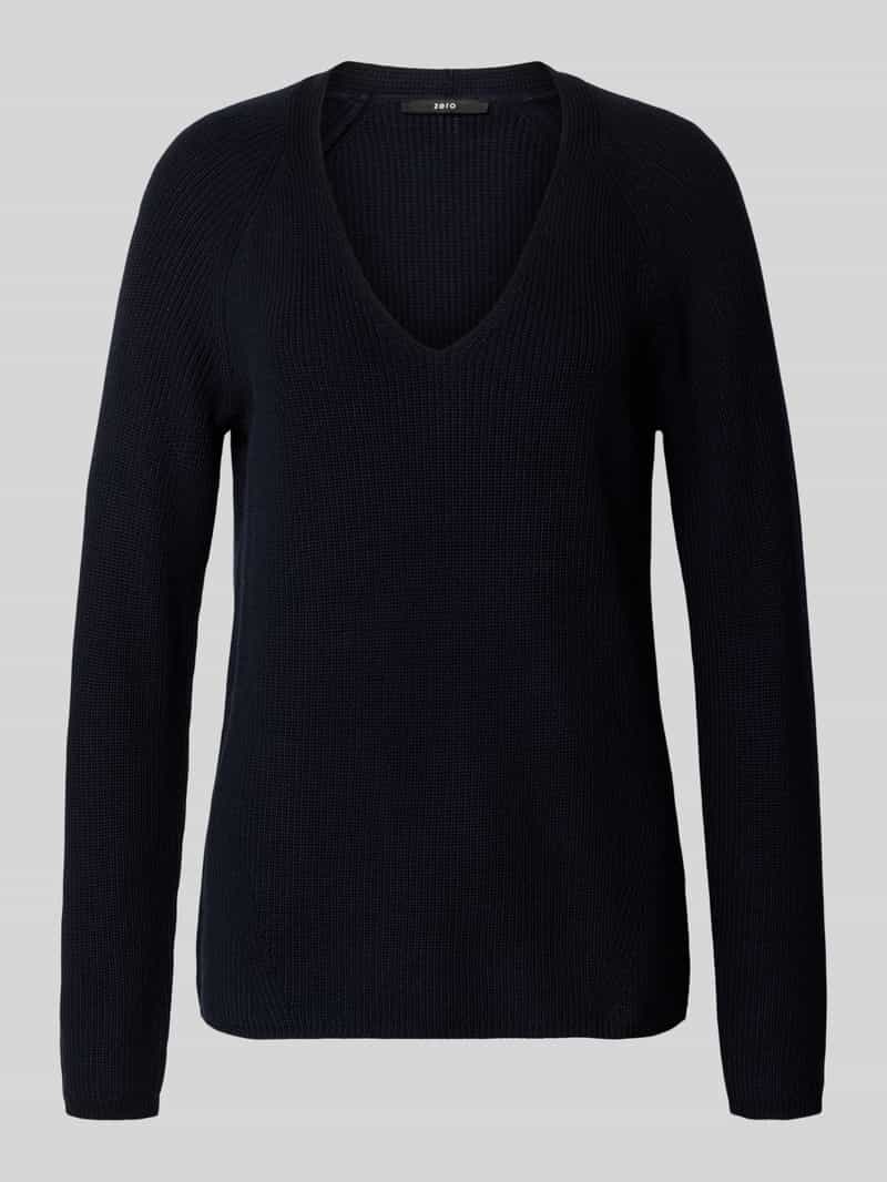 Zero Gebreide pullover met V-hals
