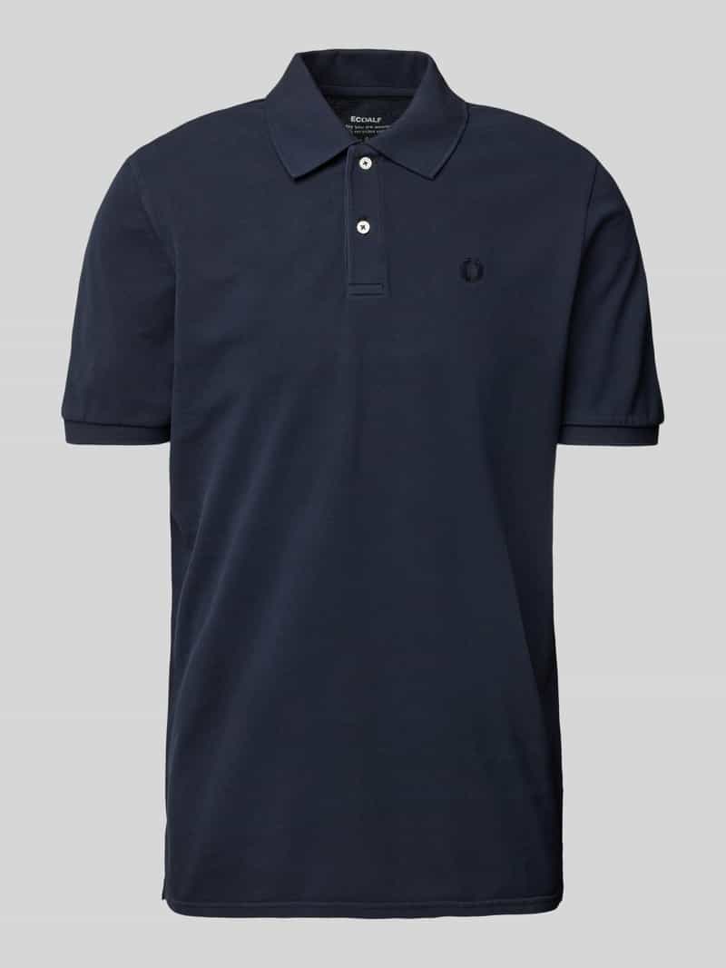 ECOALF Regular fit poloshirt met logostitching model 'TEDANALF'