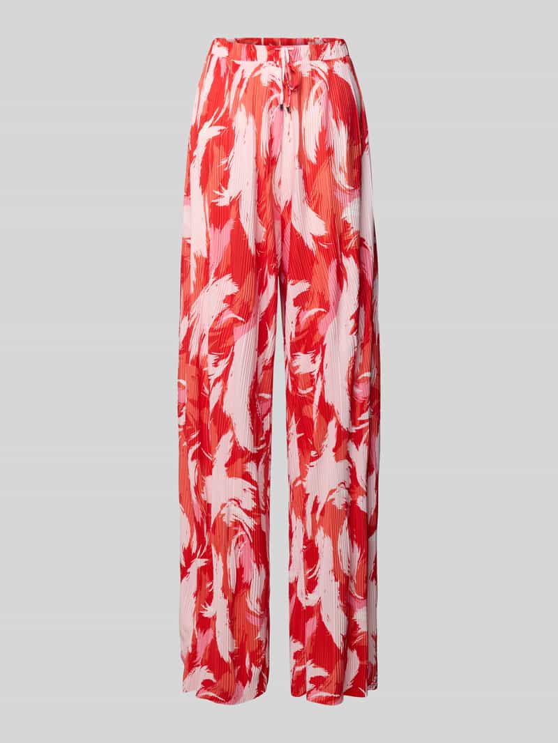 s.Oliver RED LABEL Wijde broek met plissé