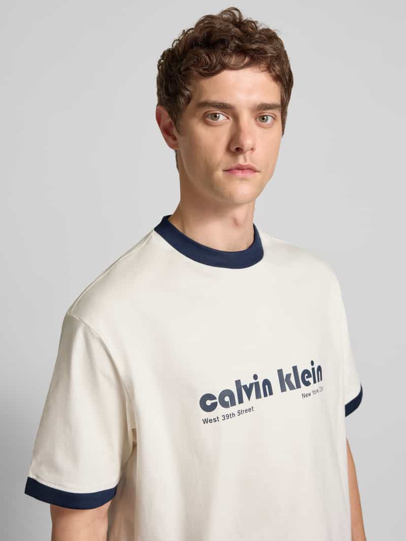 Calvin Klein Jeans T-shirt met labelprint