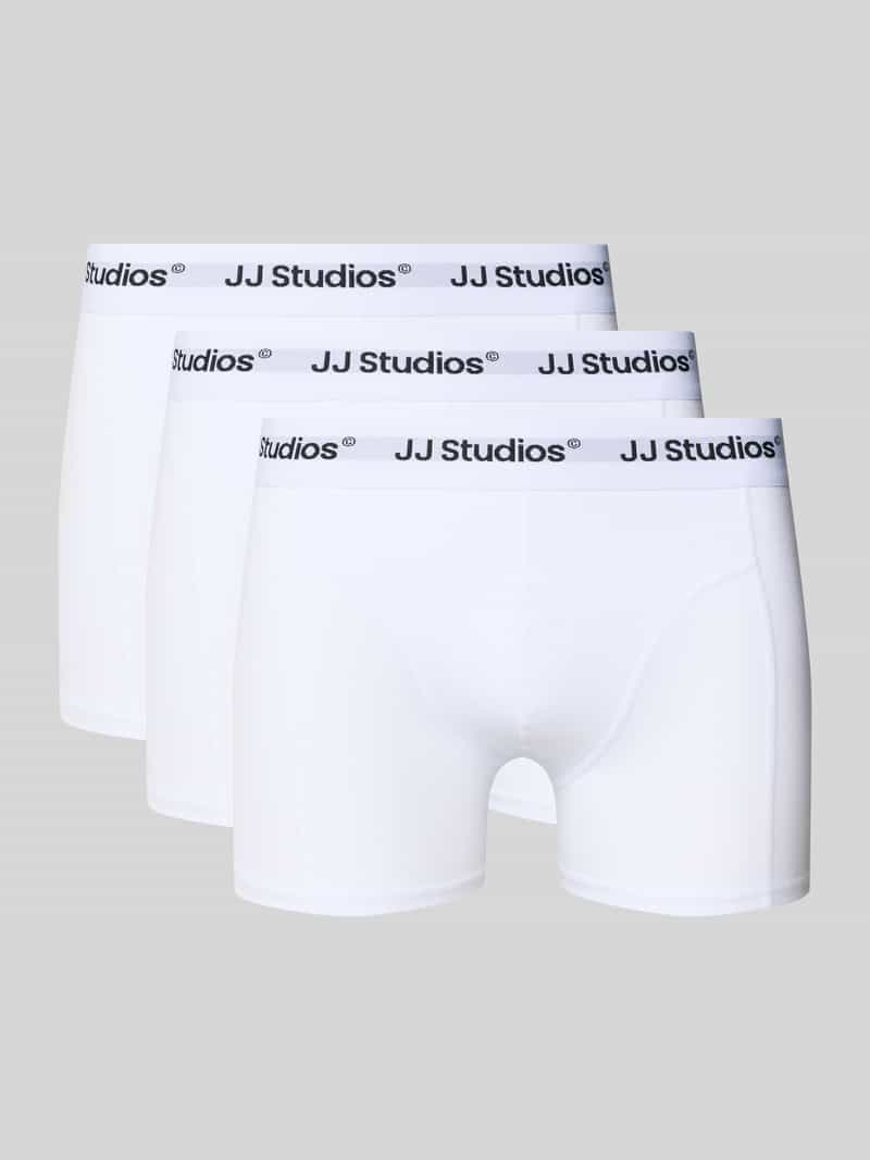 jack & jones Boxershort met logostitching in een set van 3 stuks model 'Soho'