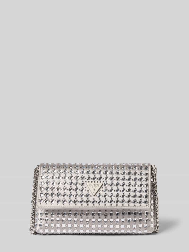 Guess Schoudertas met siersteentjes model 'ZALINA'