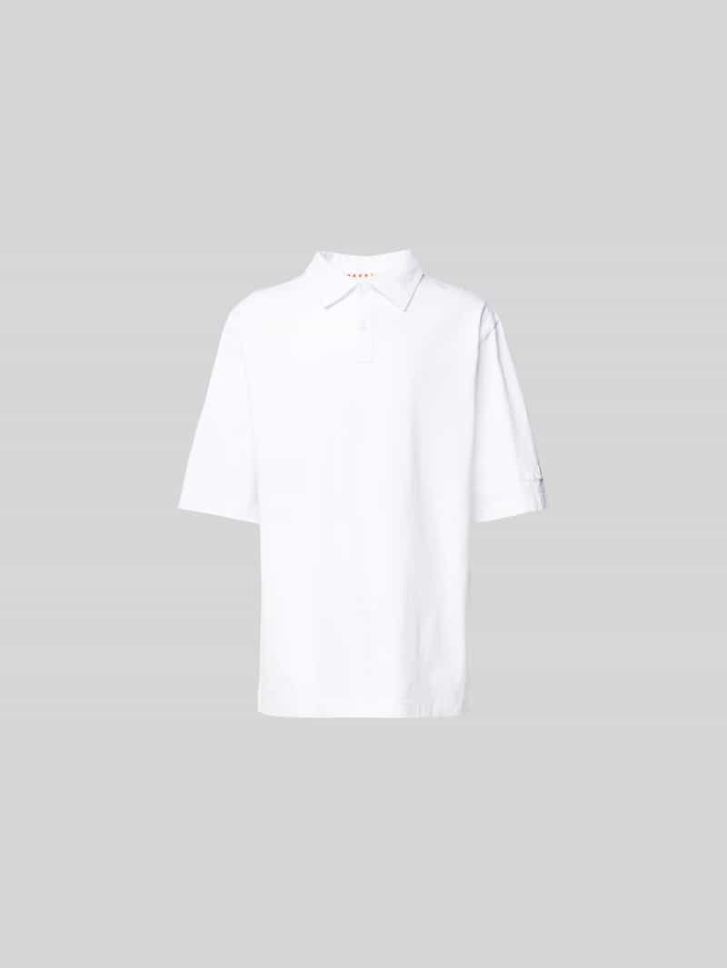 Relaxed fit poloshirt van katoen