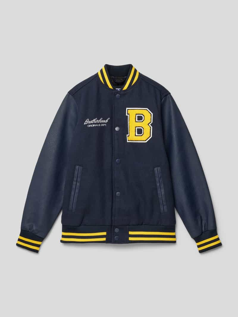 jack & jones Collegejack met ribboorden model 'COLLEGE'