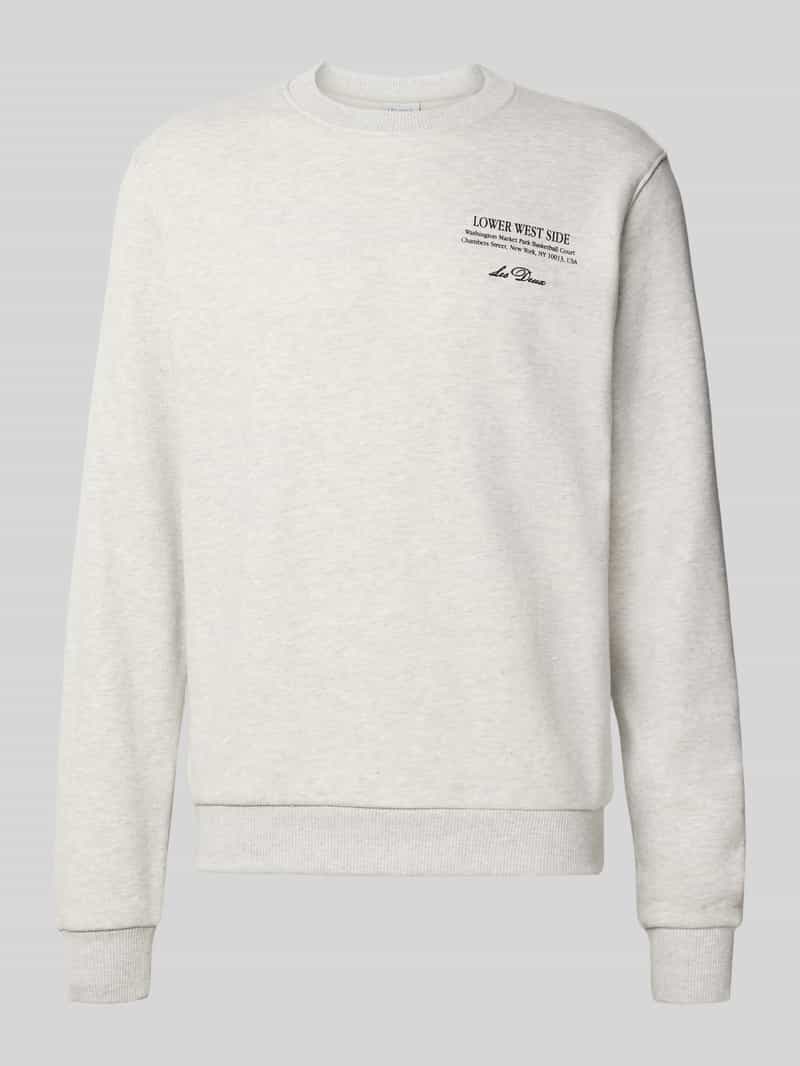 Les Deux Sweatshirt met labelprint model 'West Side'
