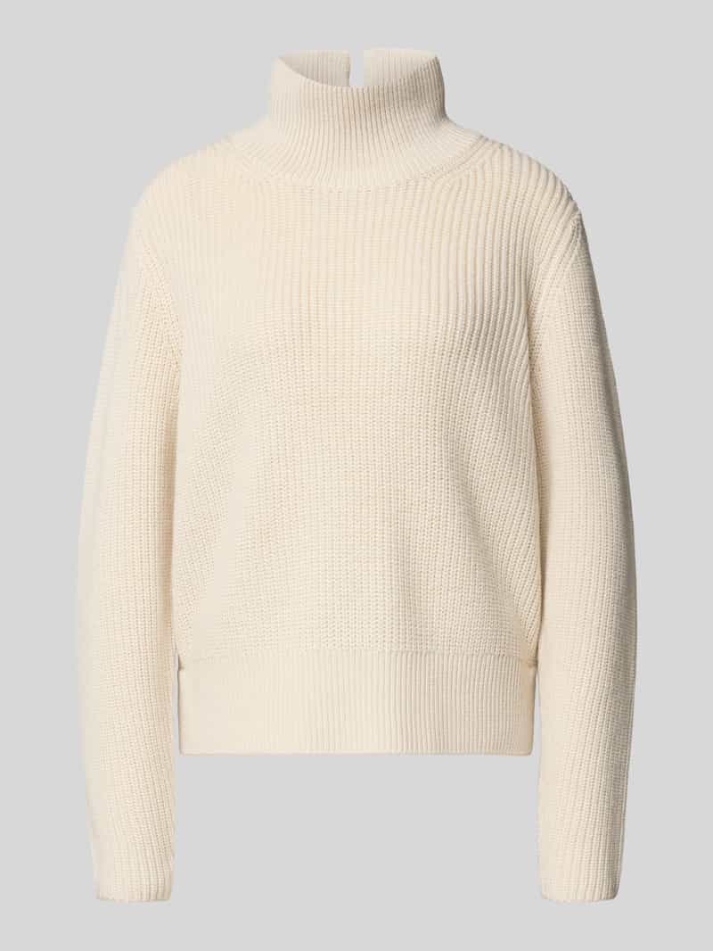 Windsor Gebreide pullover met geribde opstaande kraag