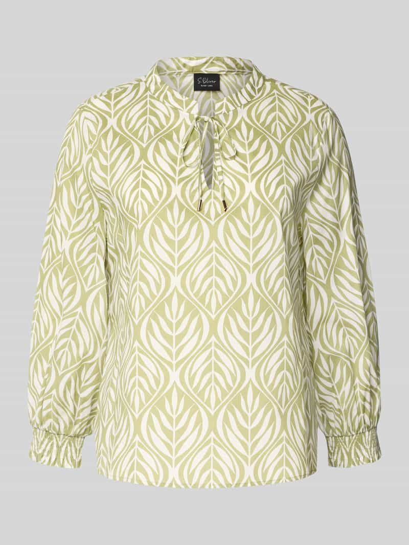 s.Oliver BLACK LABEL Regular fit blouseshirt van puur katoen