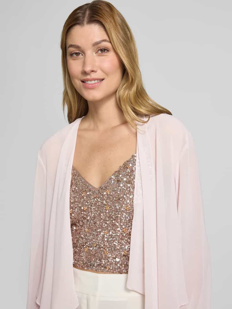 Christian Berg Cocktail Relaxed fit bolero in semi-transparant design
