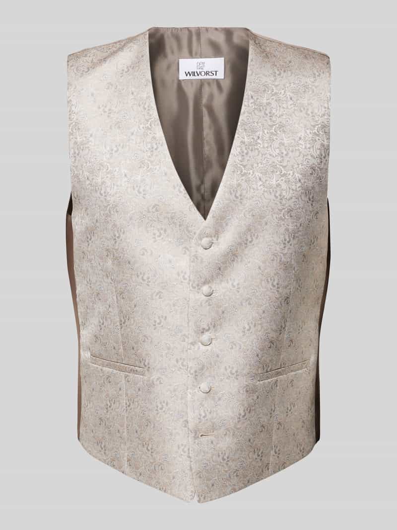 Wilvorst Gilet met strookzakken