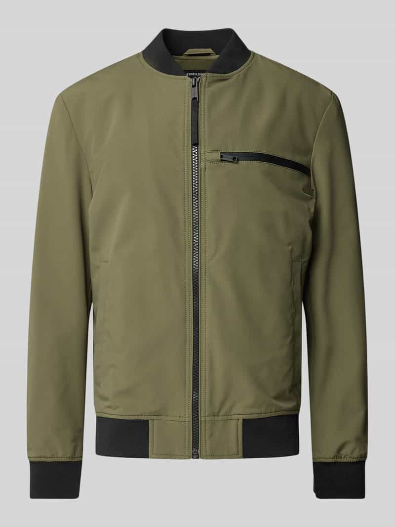 Strellson Jas met staande kraag model 'Clearwater Flex'