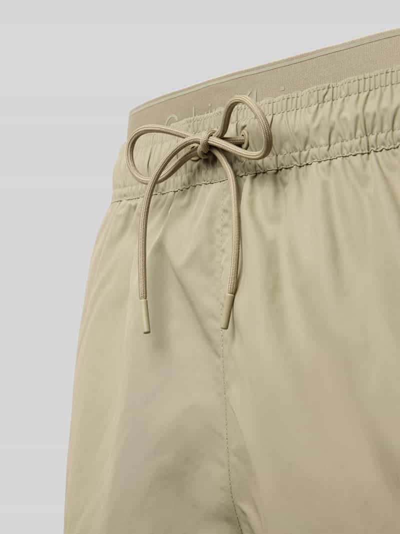 Calvin Klein Underwear Regular fit zwembroek in dubbele-laagjeslook