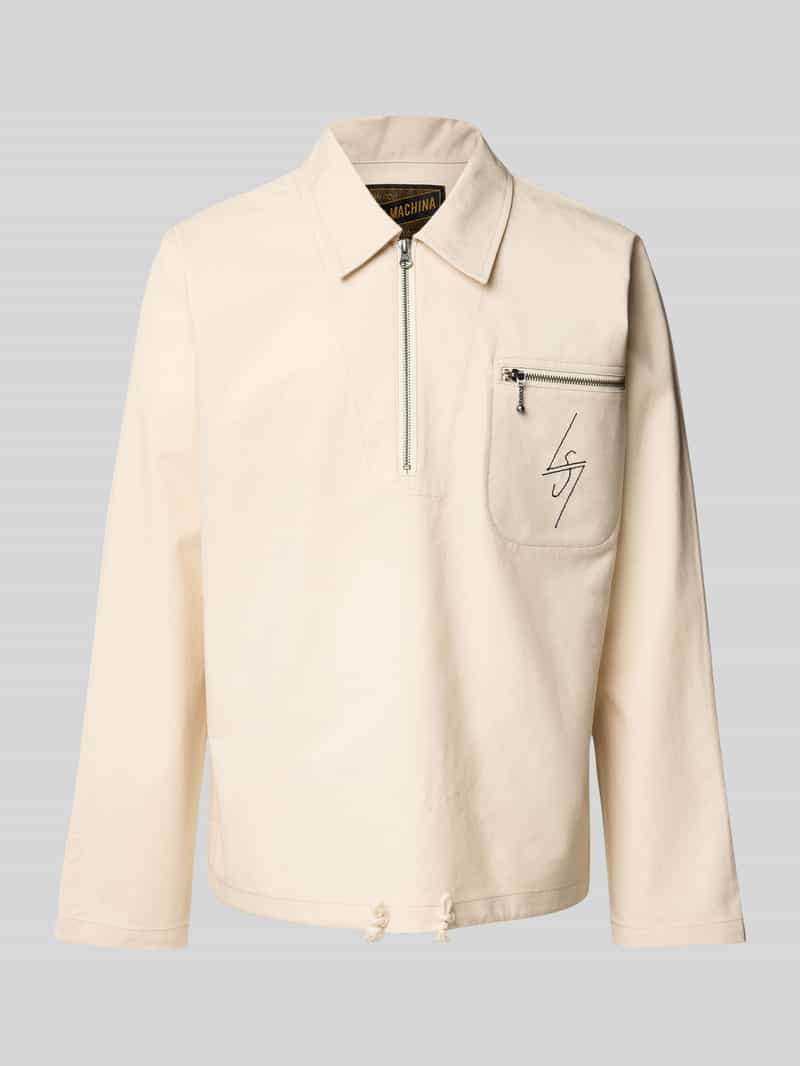 DEUS EX MACHINA Sweatshirt met korte ritssluiting model 'Specter'