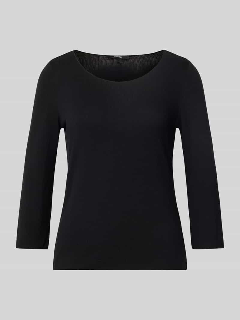 someday Shirt met lange mouwen van viscosemix met ronde hals model 'Kirosa'