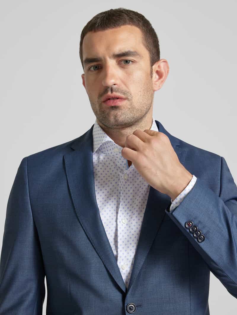 Boss Slim fit zakelijk overhemd met haaikraag model 'Hank'