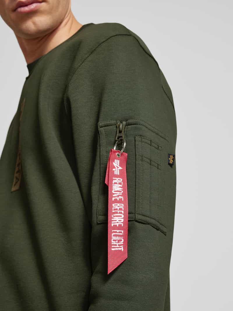 alpha industries Sweatshirt met labelprint