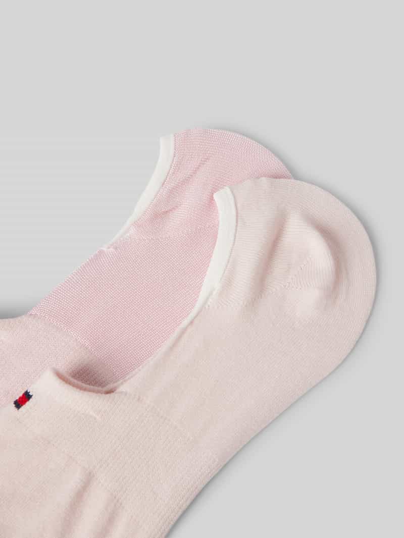 Tommy Hilfiger Kousenvoetjes met logoprint in een set van 2 paar