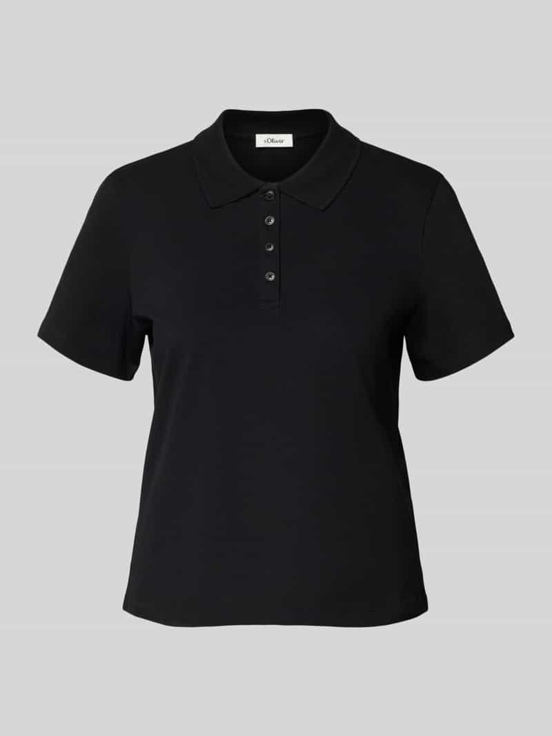 s.Oliver RED LABEL Regular fit poloshirt van katoenmix