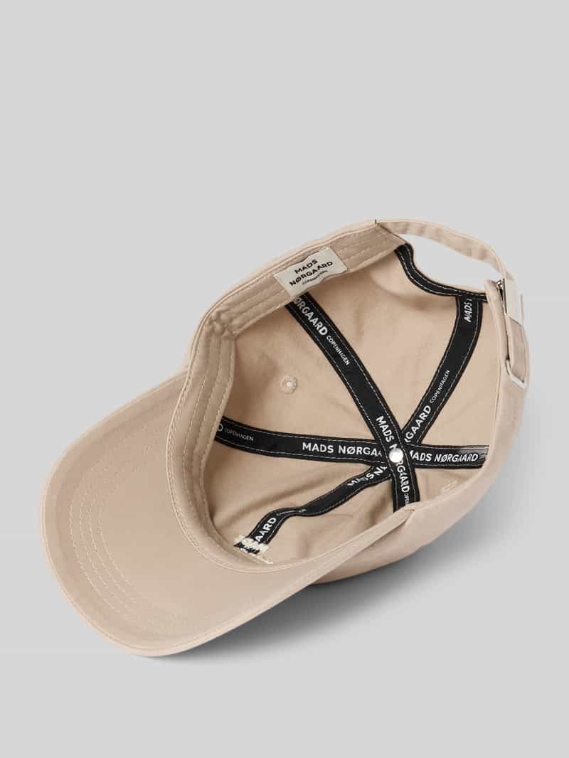 MADS NØRGAARD Baseballpet met labelstitching
