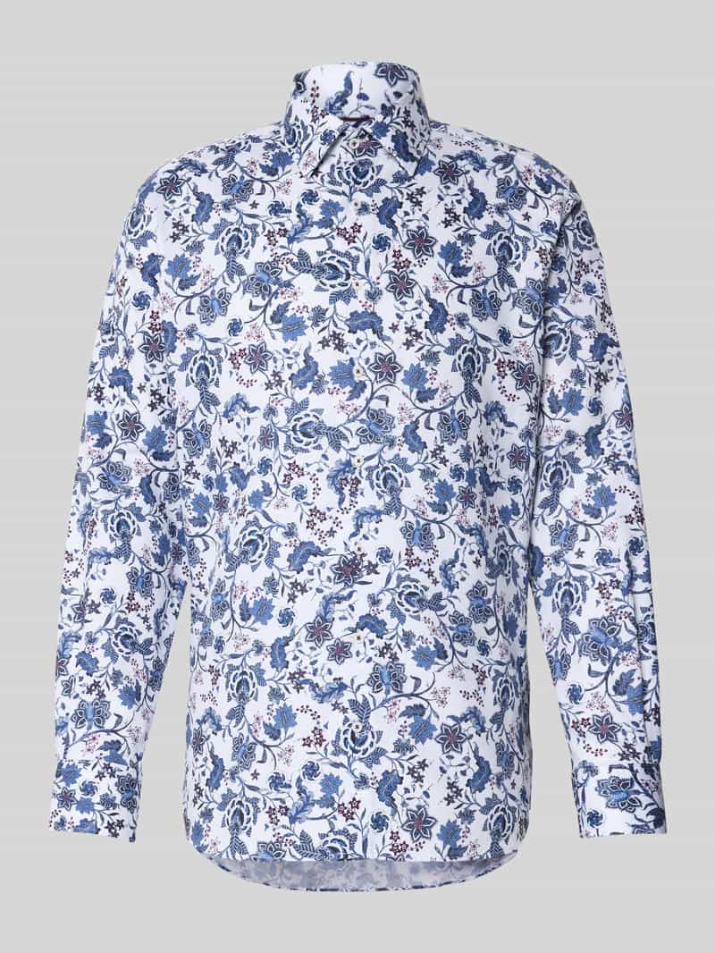 Eterna Modern fit zakelijk overhemd met knoopsluiting