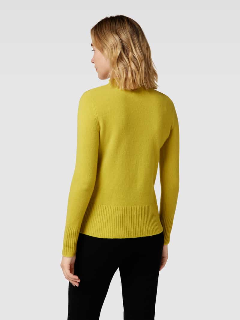 Gebreide trui van wol met opstaande kraag Christian Berg Woman