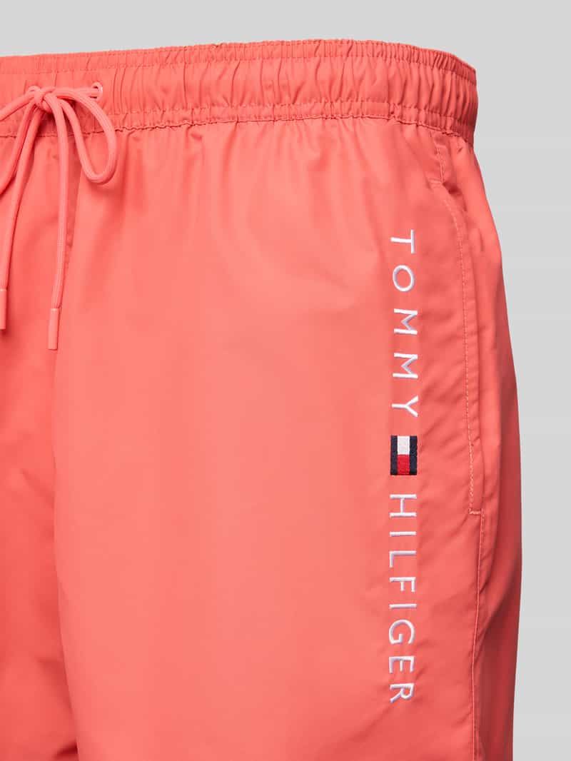 Tommy Hilfiger Regular fit zwembroek met tunnelkoord