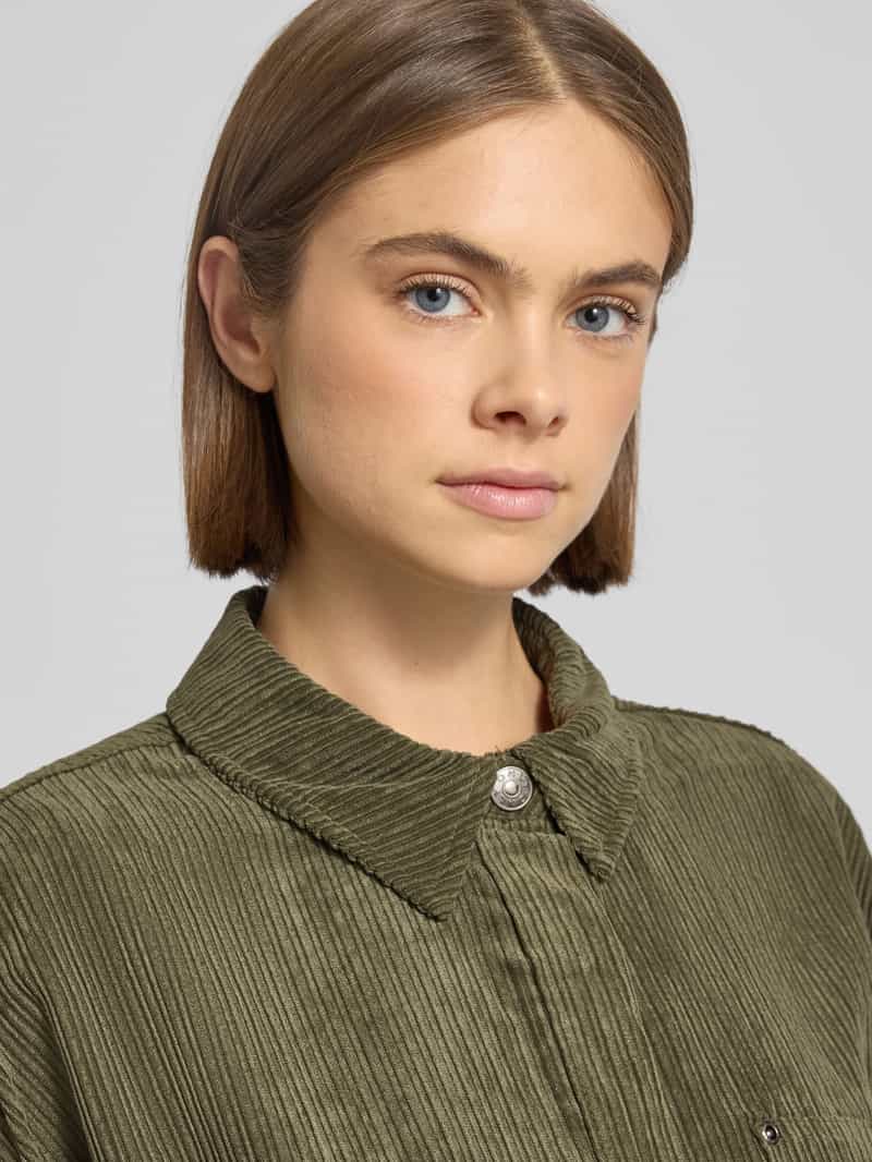 Only Loose fit overhemdblouse met borstzakken model 'JANINE-RAI'