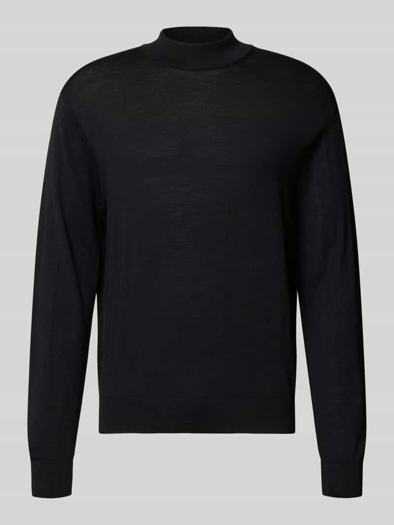 Manuel Ritz Gebreide pullover met ribboorden