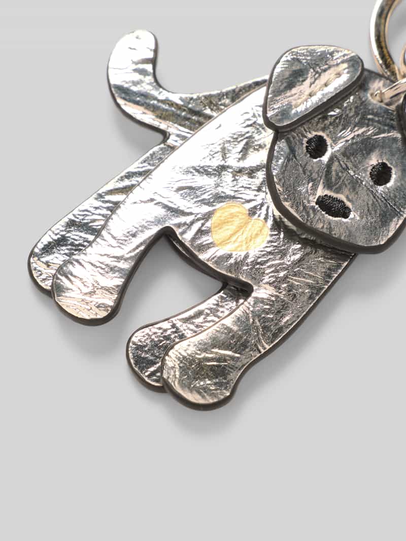 Seidenfelt Sleutelhanger met motiefprint model 'My Dog'