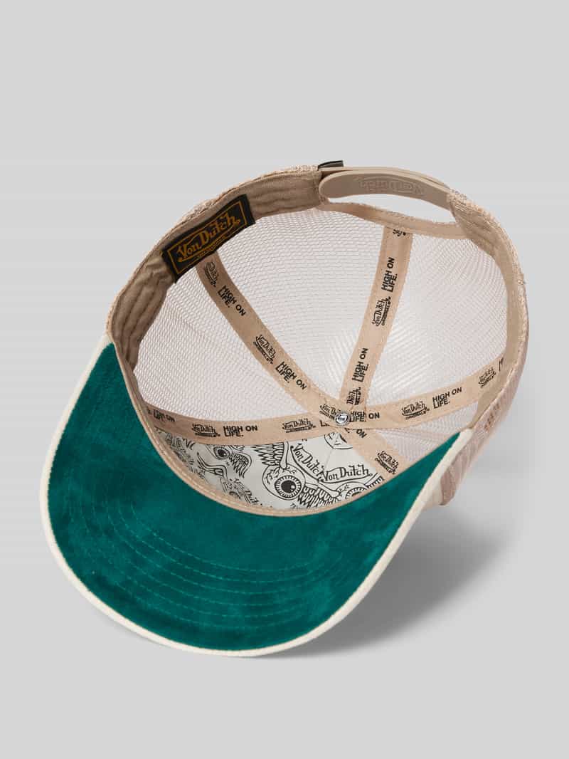 Von Dutch Trucker-pet met labelstitching model 'SOHO'