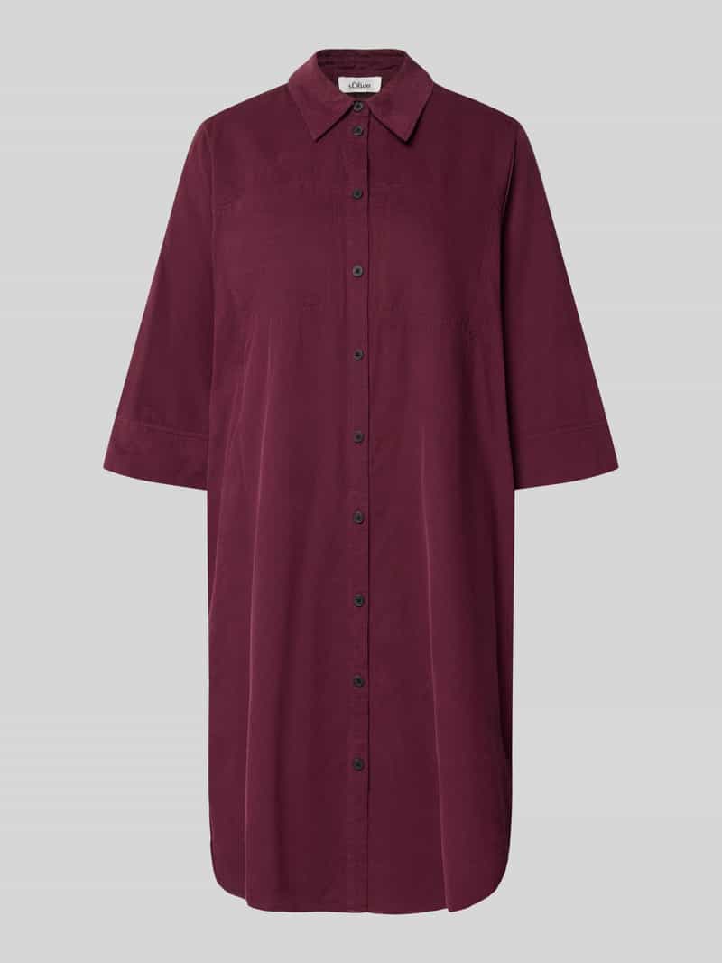 S.Oliver RED LABEL Midi-jurk met corduroy structuur