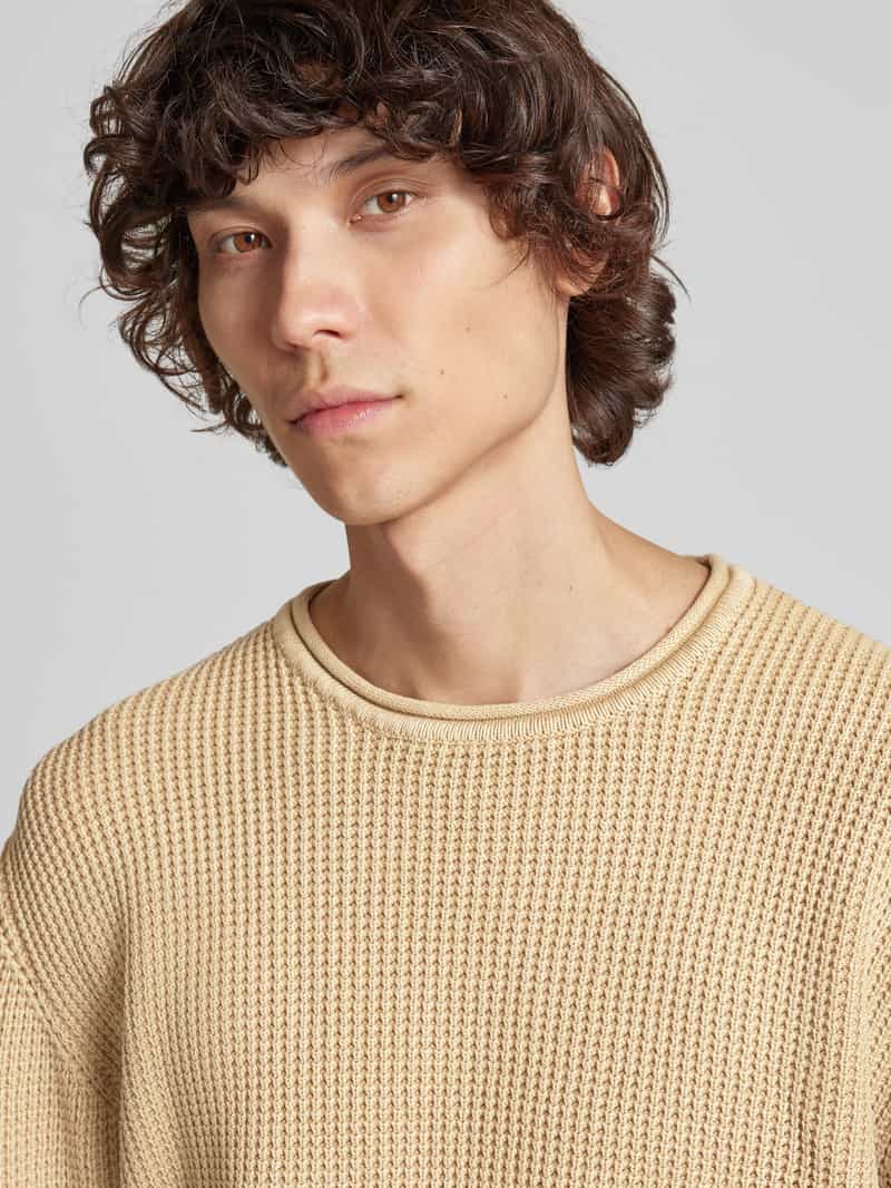 Redefined Rebel Gebreide pullover met rolzoom model 'RYAN'