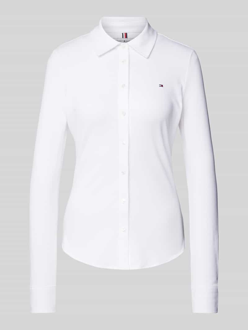 Tommy Hilfiger Slim fit overhemdblouse in design met lange mouwen model '1985'
