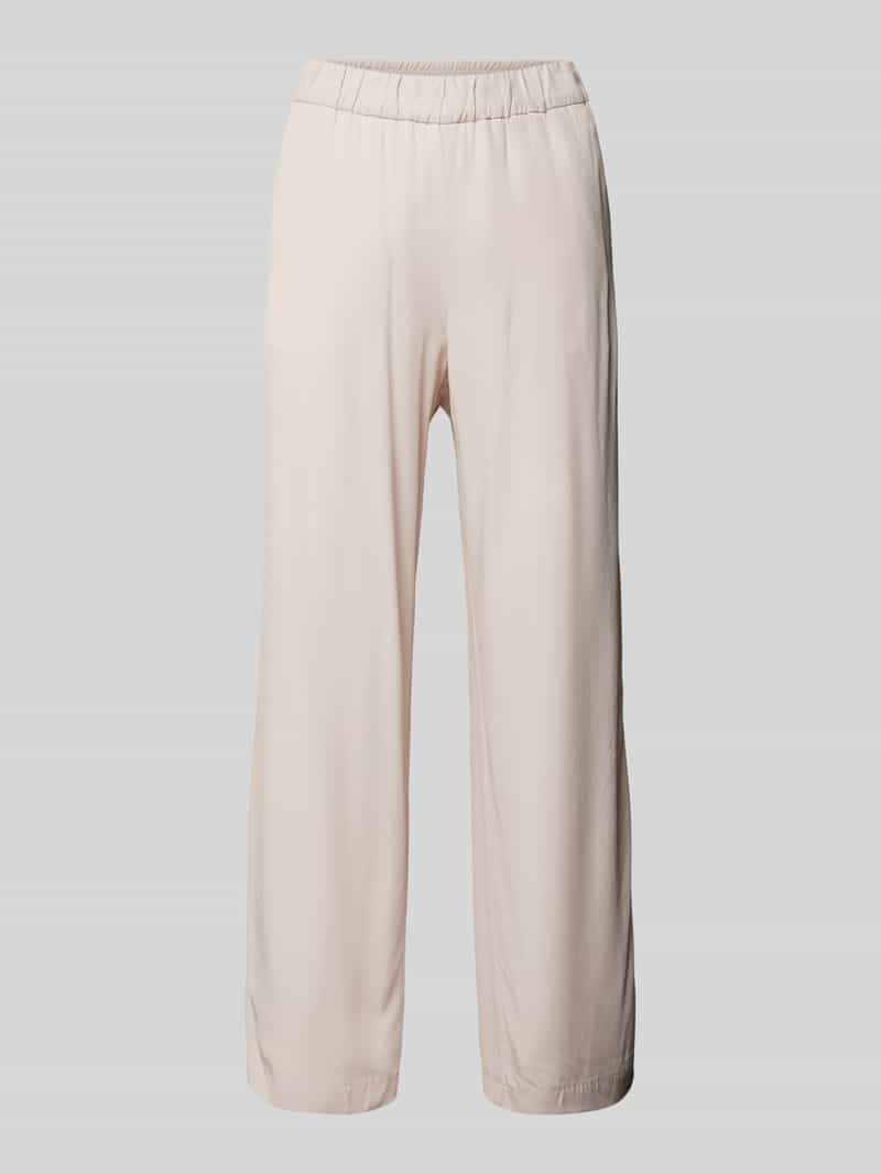 MAC Flared stoffen broek met verkorte pasvorm model 'CHIARA'
