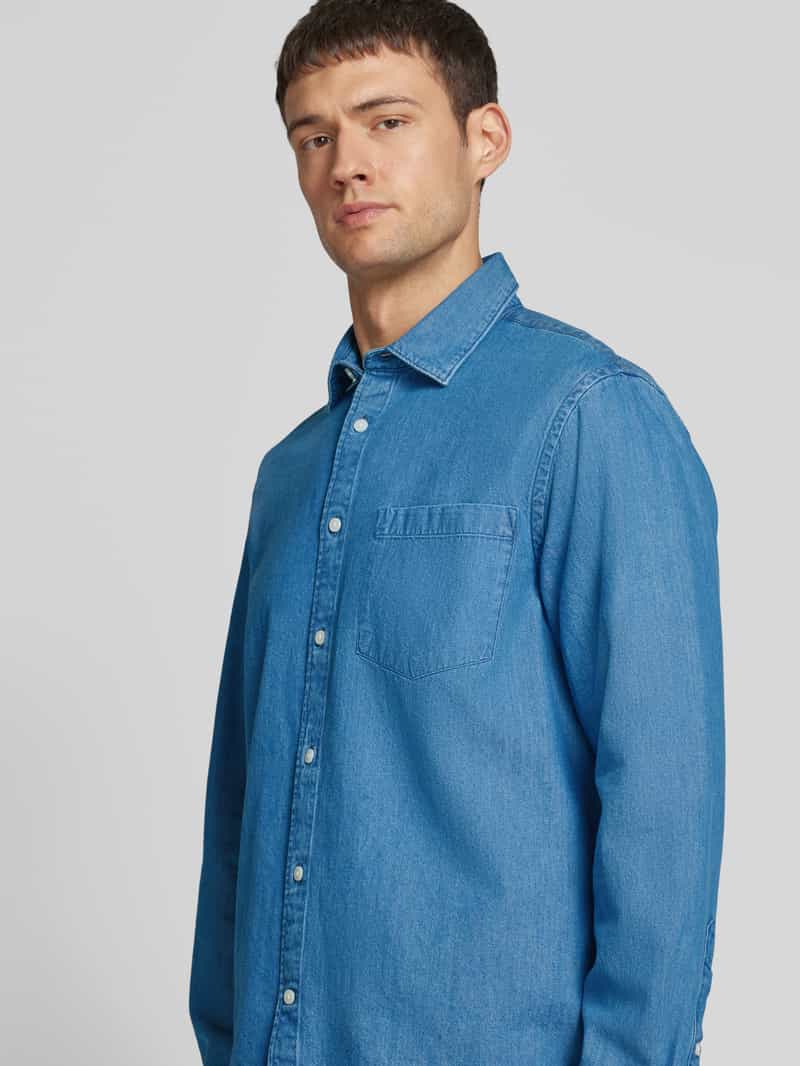 Selected Homme Regular fit vrijetijdsoverhemd met borstzak