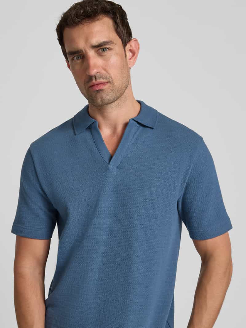 Marc O'Polo Regular fit poloshirt van een mix van katoen en elastaan