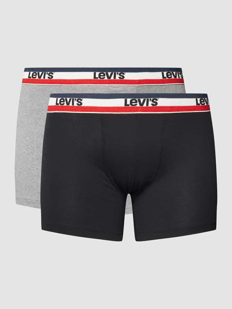 Boxershort met elastische band met logo