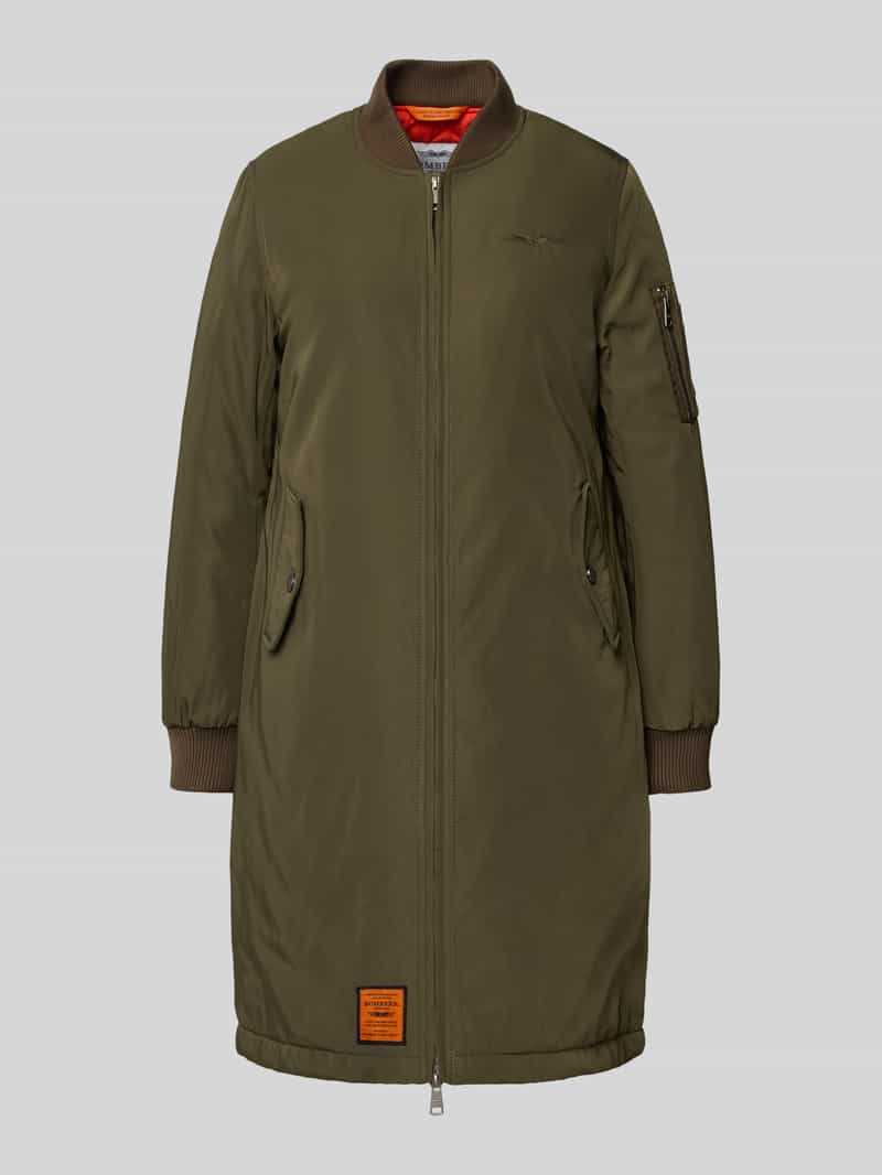 Original Bombers Parka met opstaande kraag en tweewegsritssluiting