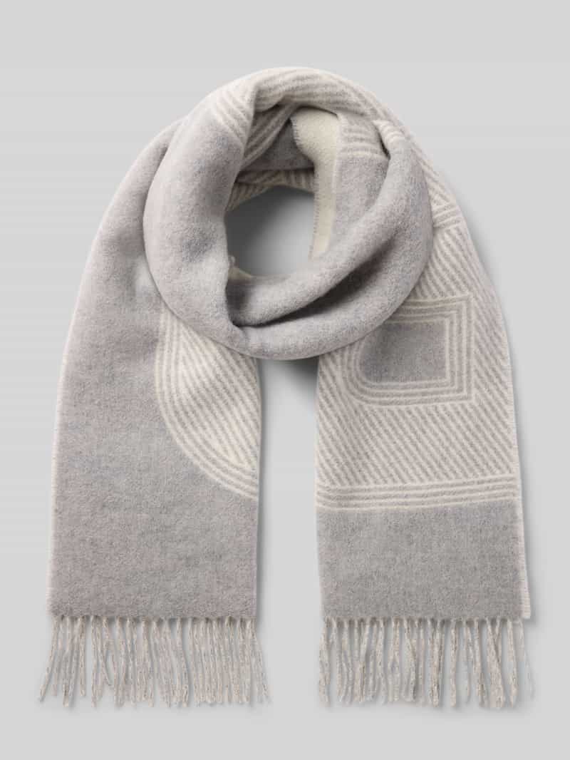 Sjaal van wolmix model 'Vianna'