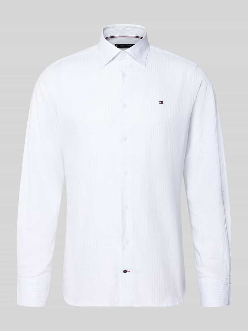 Tommy Hilfiger Regular fit zakelijk overhemd van puur katoen
