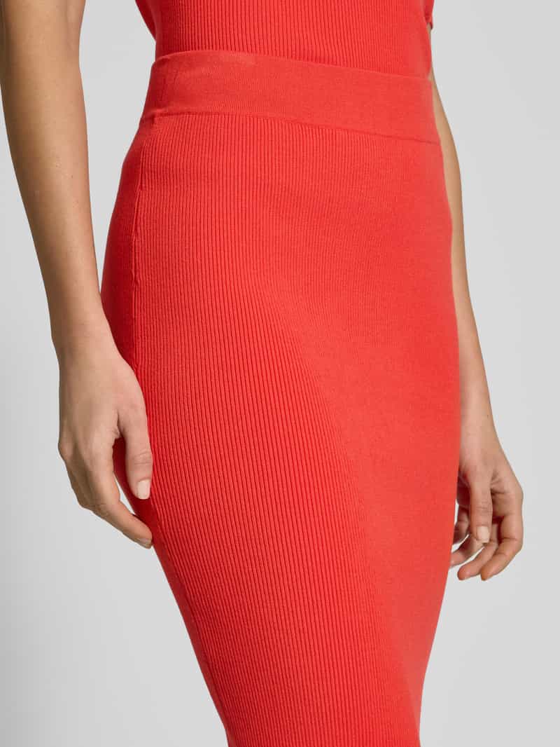 Essentiel Antwerp Midirok met structuurmotief model 'Hashion'