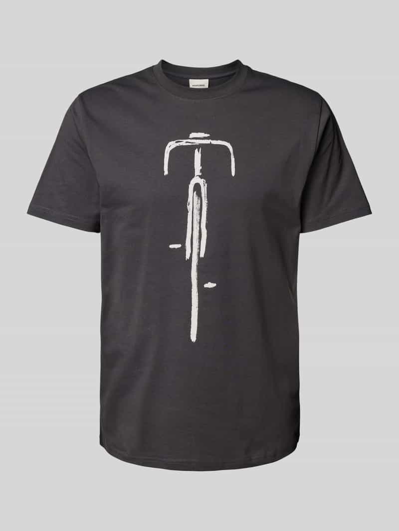 Dedicated T-shirt met ronde hals model 'Bike Front'