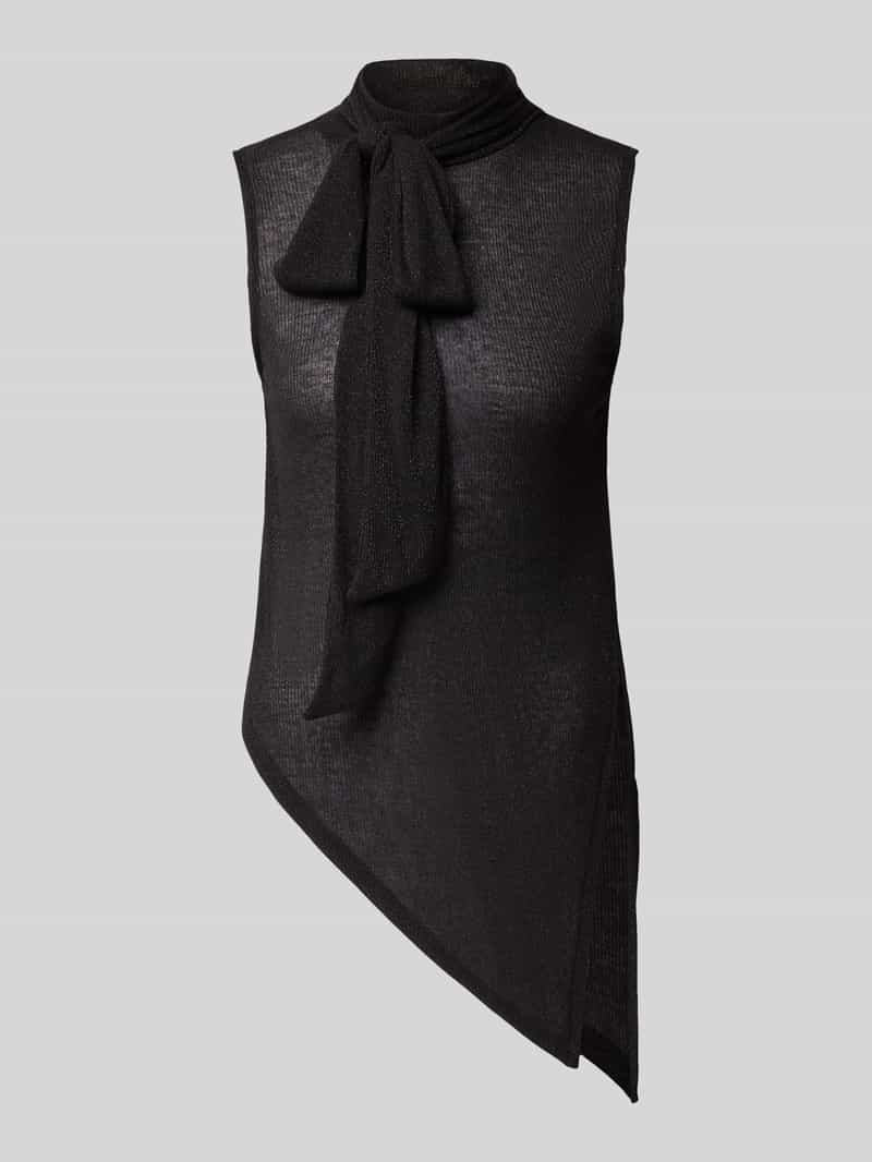 Topshop Top in asymmetrische look met strik model 'BETSY'