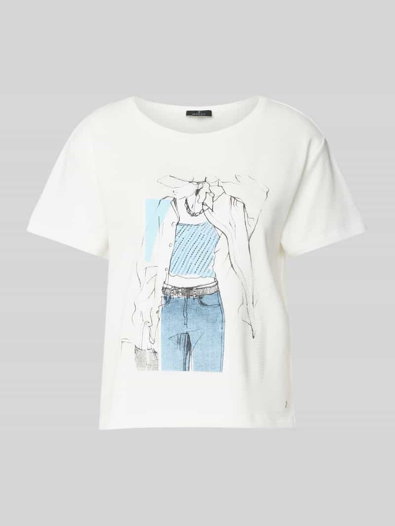 monari T-shirt met motiefprint