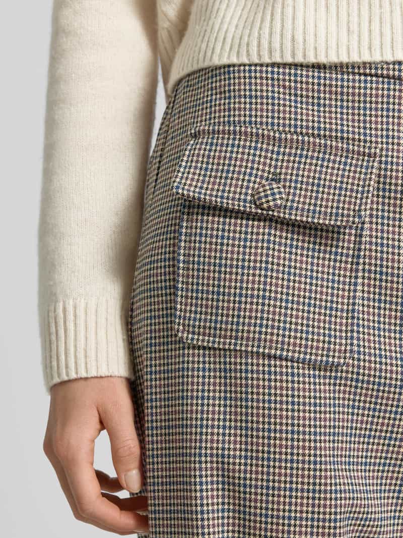 SUNCOO PARIS Broek met wijde pijpen en klepzakken model 'JOHN'