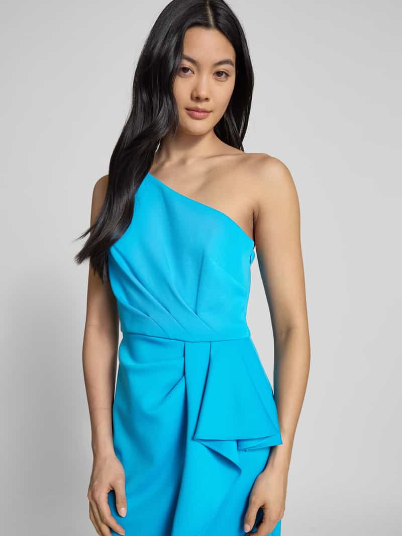 Adrianna Papell Avondjurk met one shoulder-band