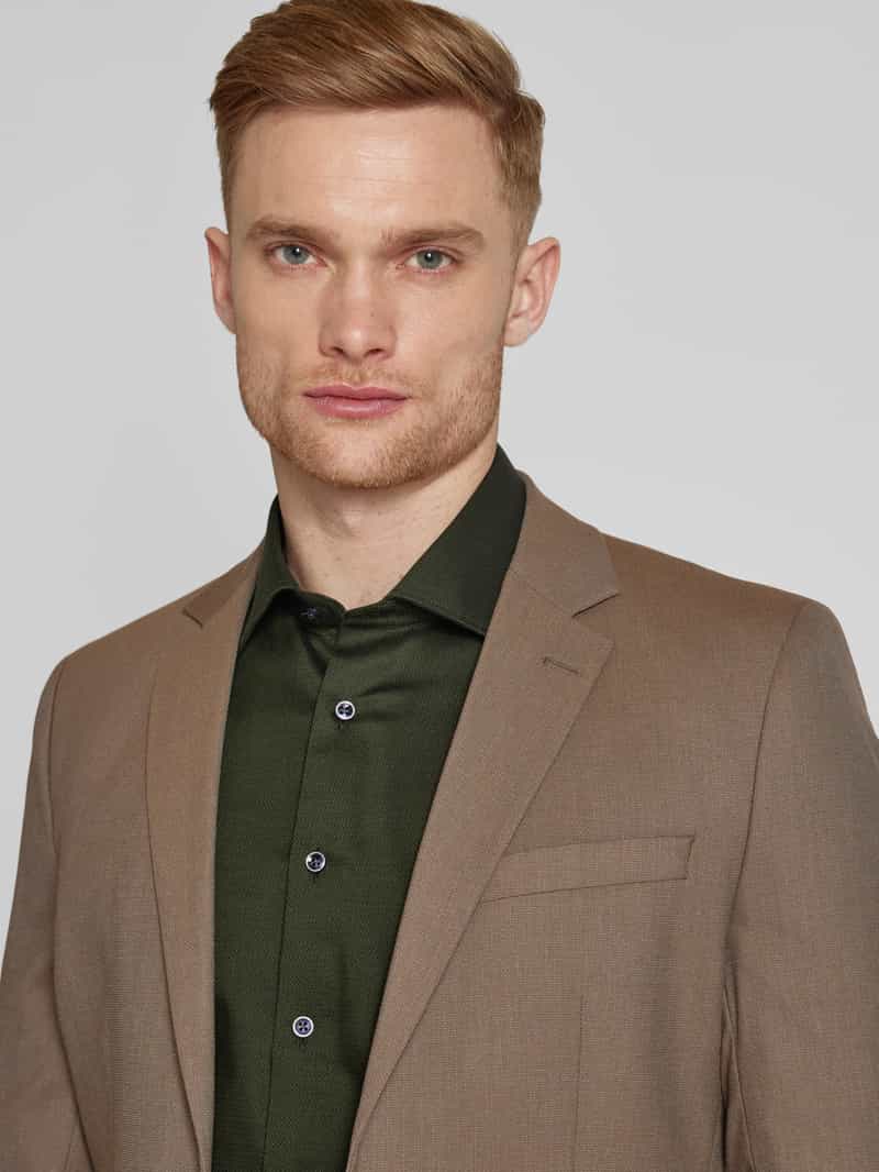 Eterna Modern fit zakelijk overhemd met kentkraag