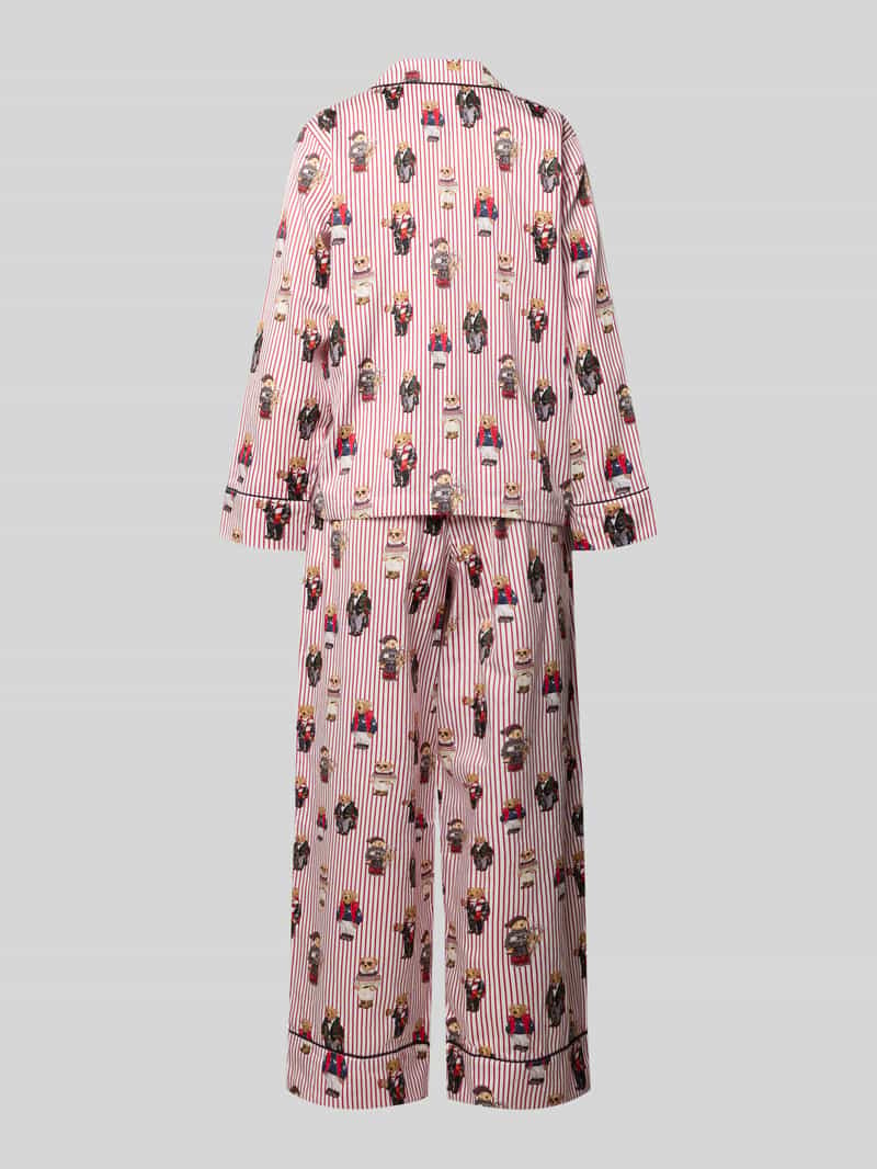 Polo Ralph Lauren Regular fit pyjamaset met polo bear-motief