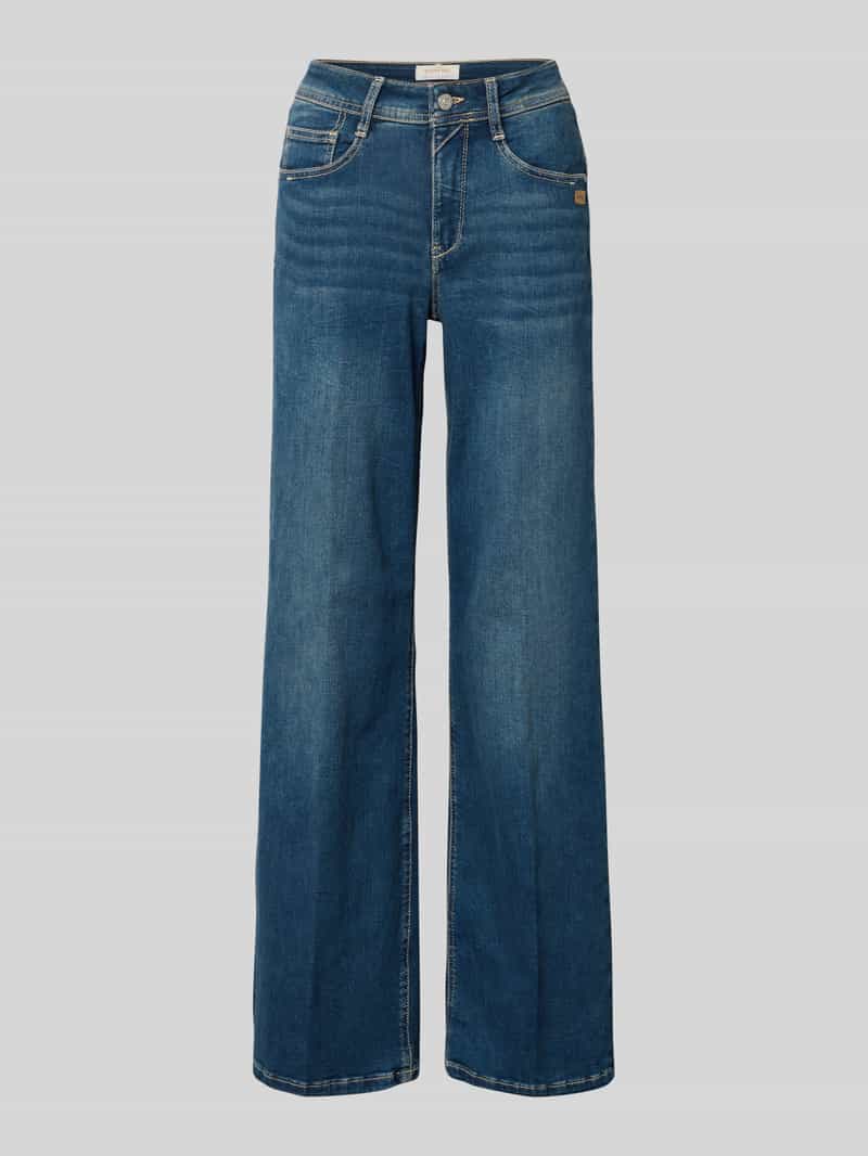 Gang Wide fit jeans met labelpatch model 'AMELIE WIDE'