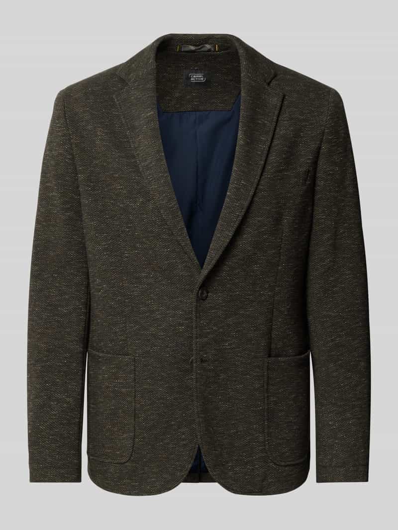 camel active Regular fit 2-knoops colbert met reverskraag